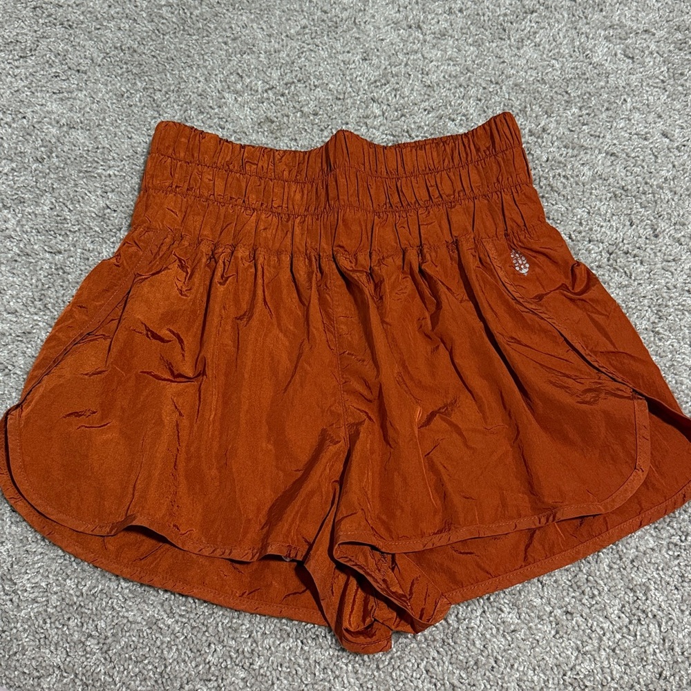 Free people the way home shorts rust orange